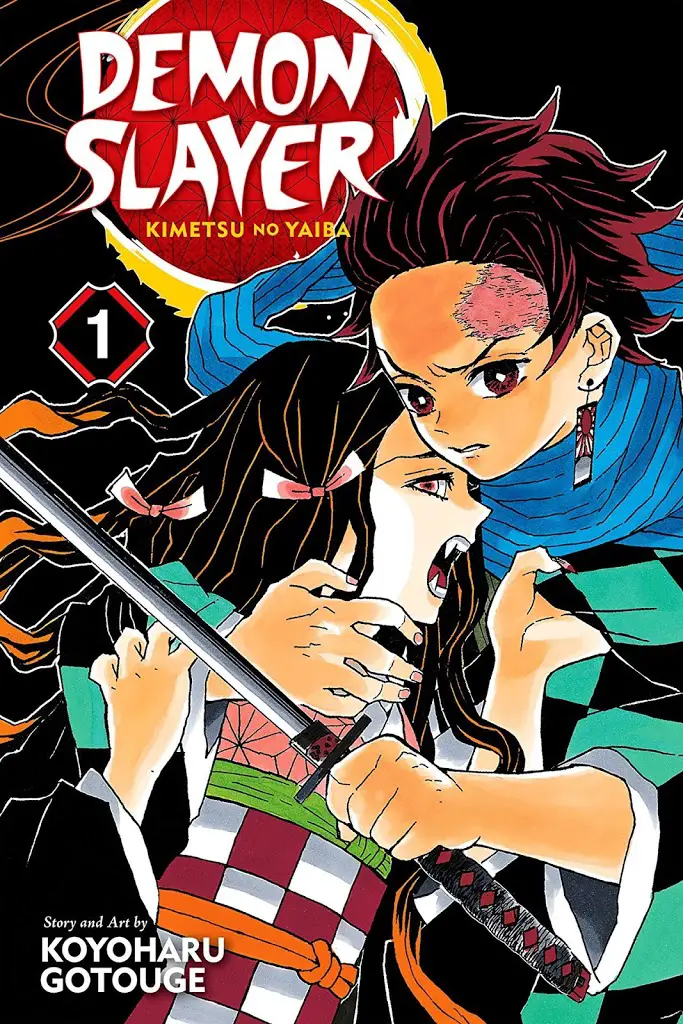 Demon Slayer: Kimetsu no Yaiba Volume 1 Cover Art